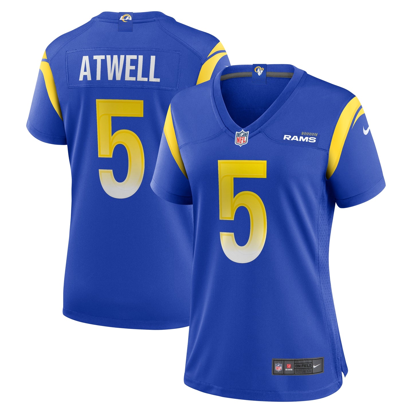 Tutu Atwell Los Angeles Rams Nike Women's Home Game Jersey - Royal