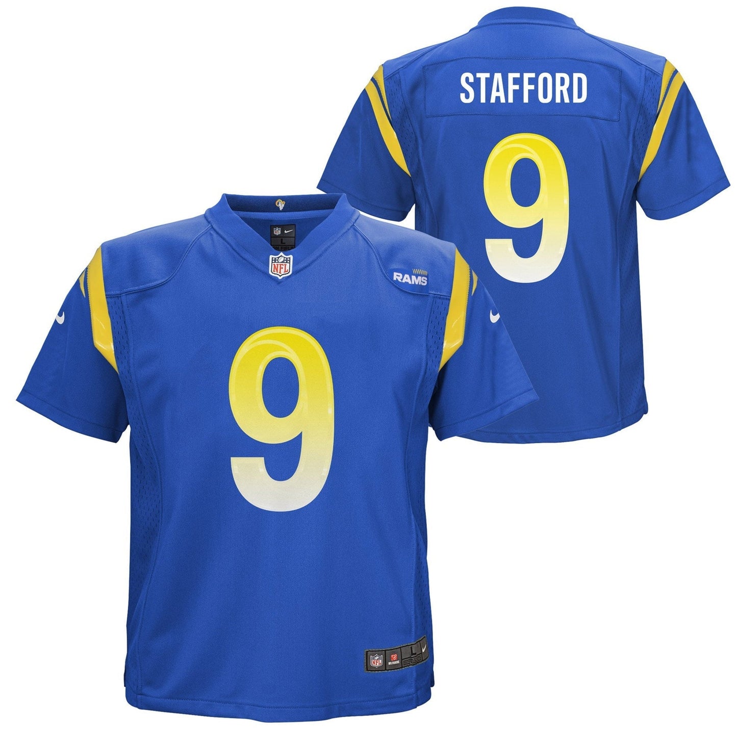 Preschool Nike Matthew Stafford Royal Los Angeles Rams Game Jersey