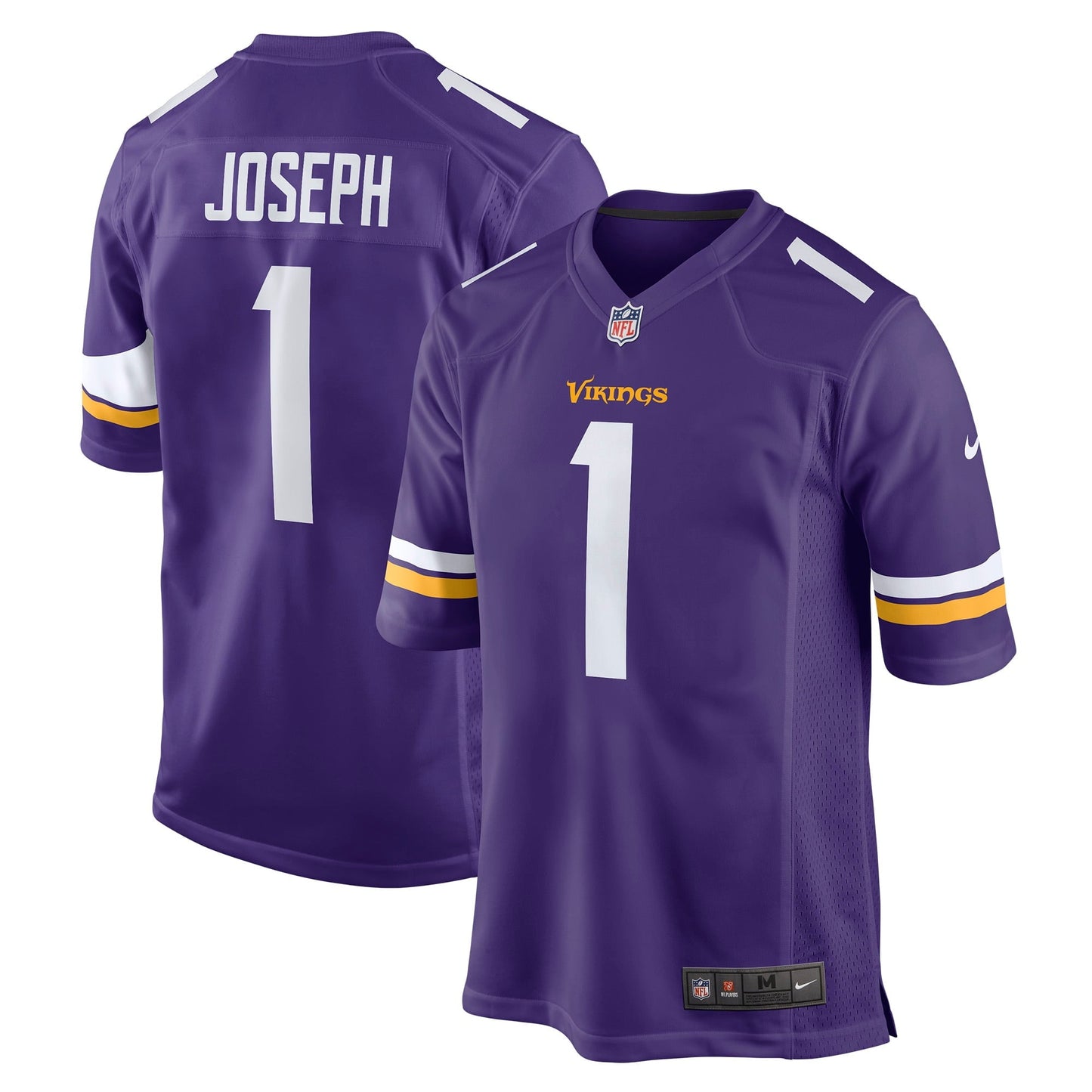 Men's Nike Greg Joseph Purple Minnesota Vikings Game Jersey