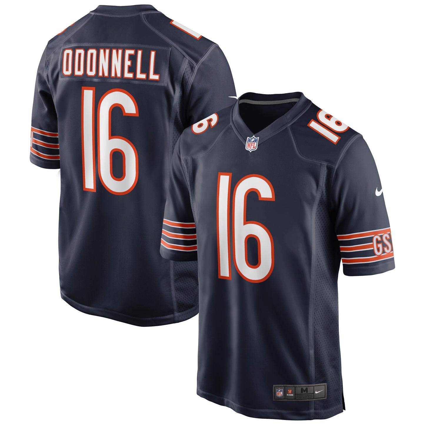 Pat O'Donnell Chicago Bears Nike Game Jersey - Navy