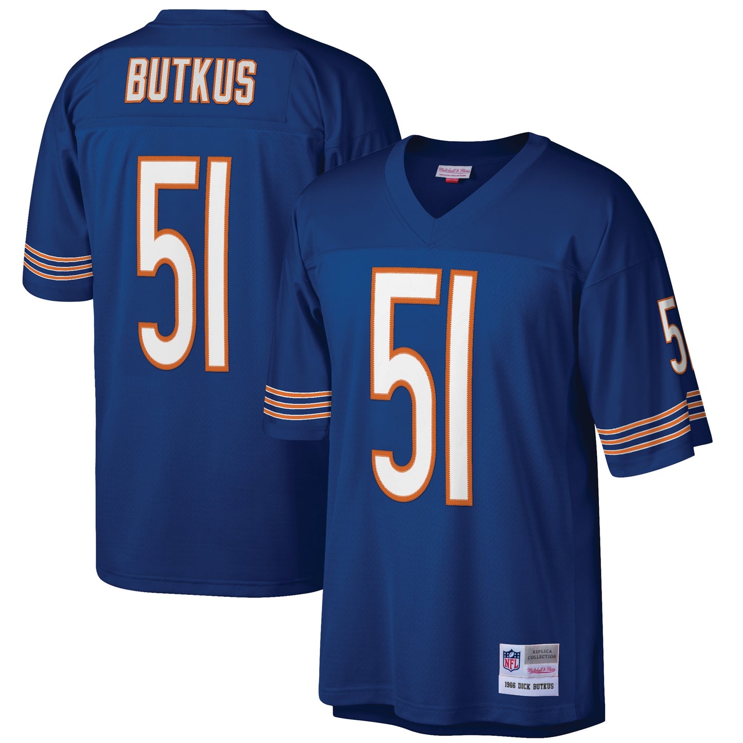 Dick Butkus Chicago Bears Mitchell & Ness Retired Player Legacy Replica Jersey - Navy