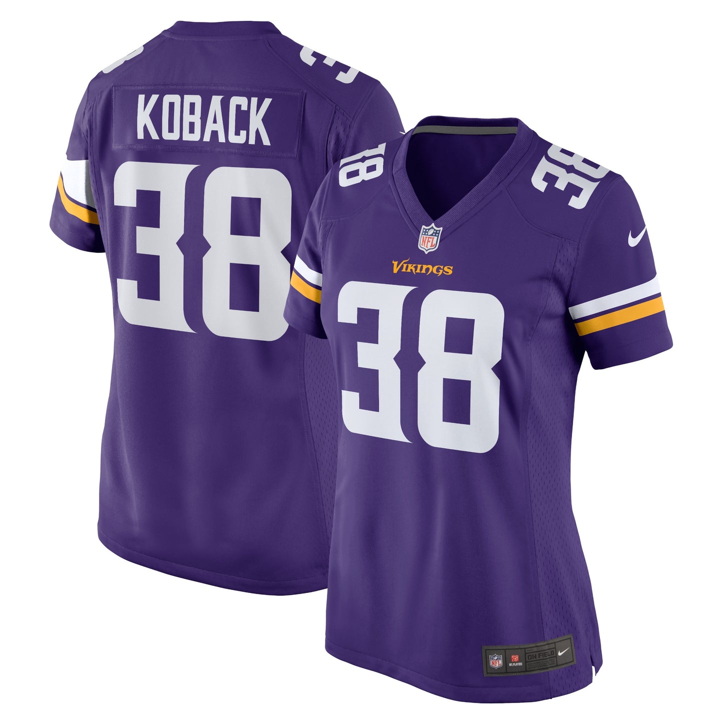Bryant Koback Minnesota Vikings Nike Women's Home Game Player Jersey - Purple