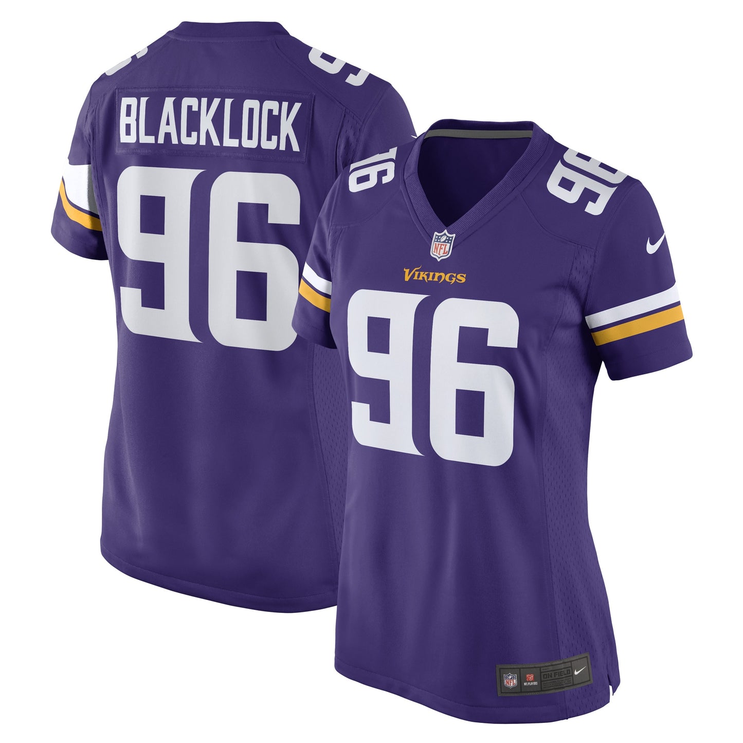 Ross Blacklock Minnesota Vikings Nike Women's Game Player Jersey - Purple