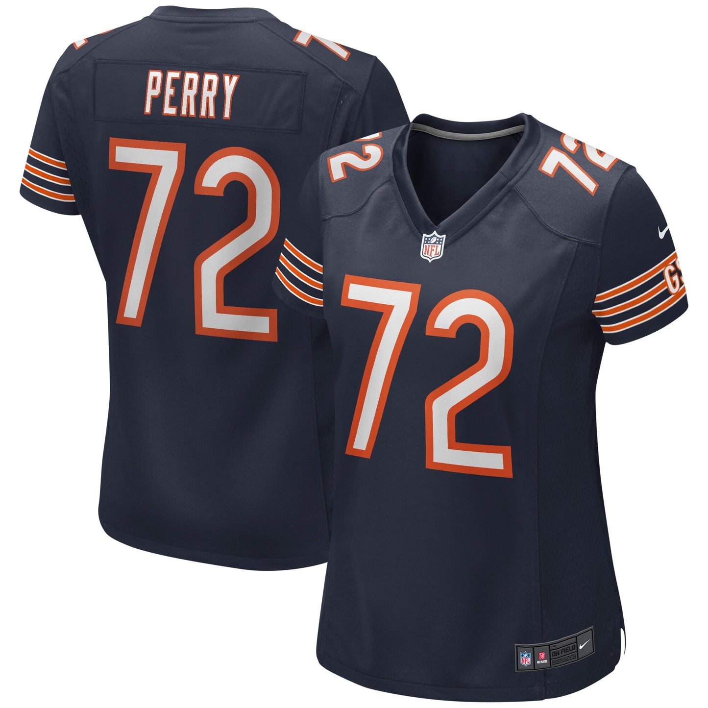 William Perry Chicago Bears Nike Women's Game Retired Player Jersey - Navy