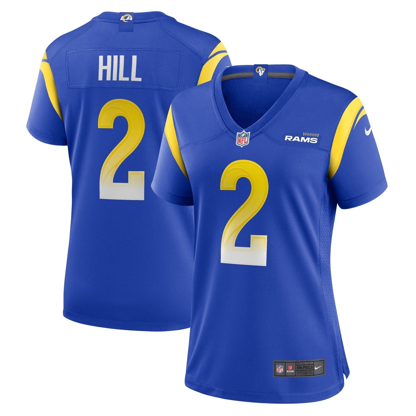 Women's Nike Troy Hill Royal Los Angeles Rams Game Player Jersey