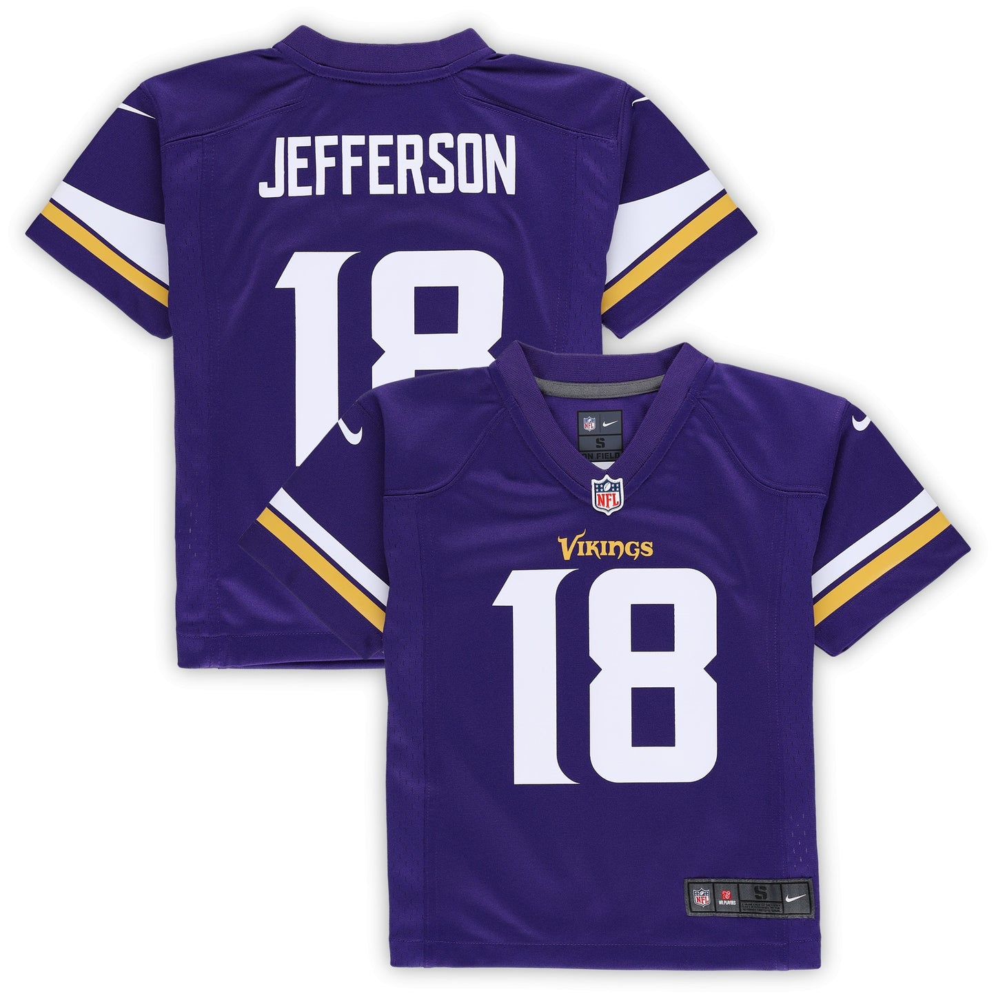 Justin Jefferson Minnesota Vikings Nike Preschool Game Jersey - Purple