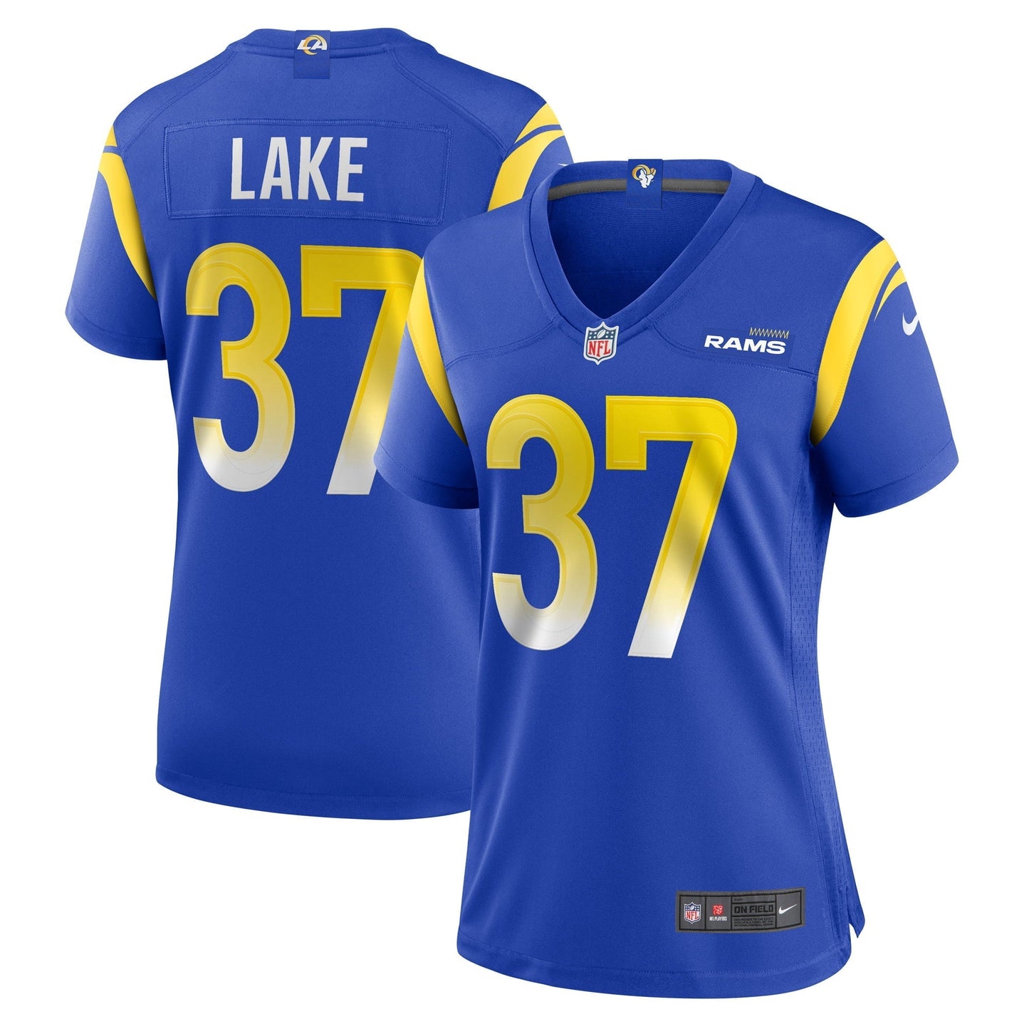 Women's Nike Quentin Lake Royal Los Angeles Rams Game Player Jersey
