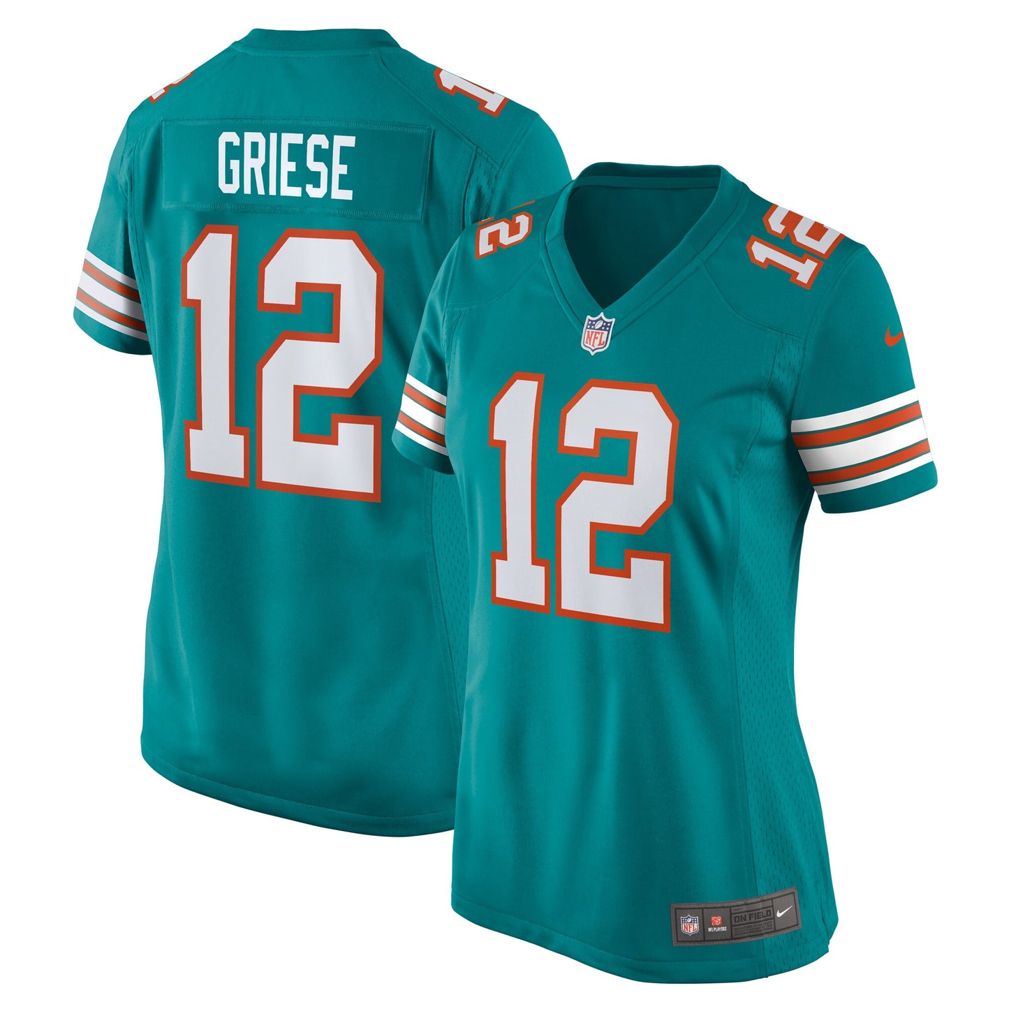 Bob Griese Miami Dolphins Nike Women's Retired Player Jersey - Aqua