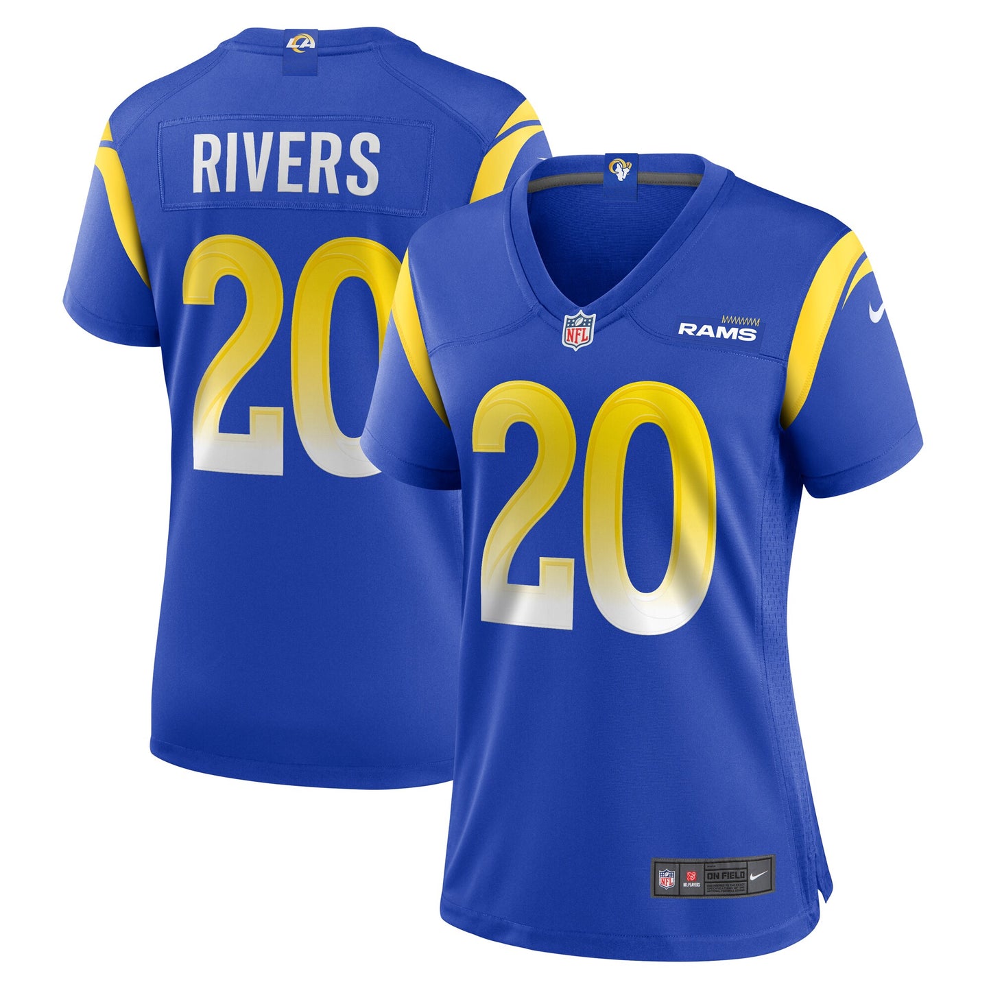 Ronnie Rivers Los Angeles Rams Nike Women's Team Game Jersey -  Royal