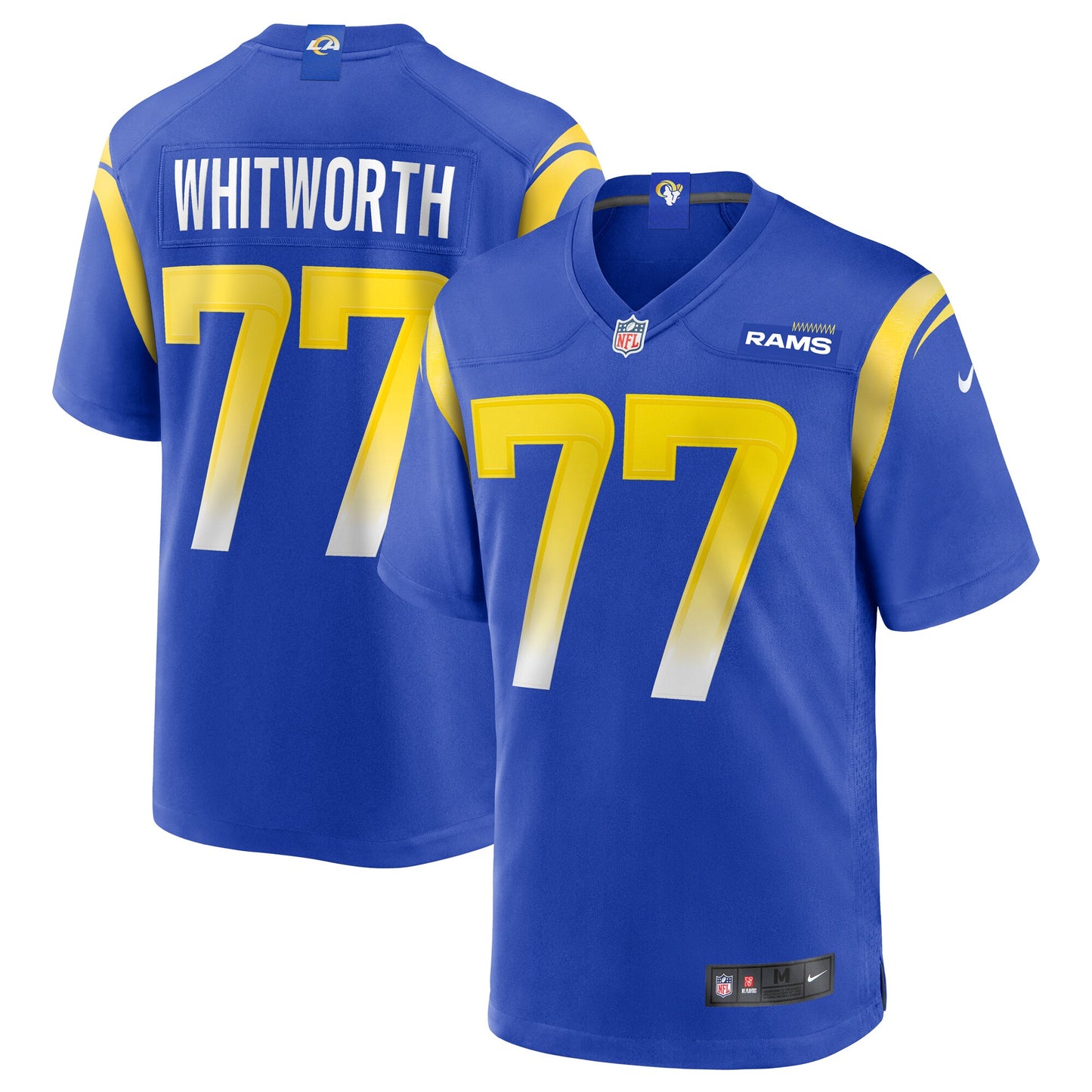 Andrew Whitworth Los Angeles Rams Nike Game Jersey - Royal