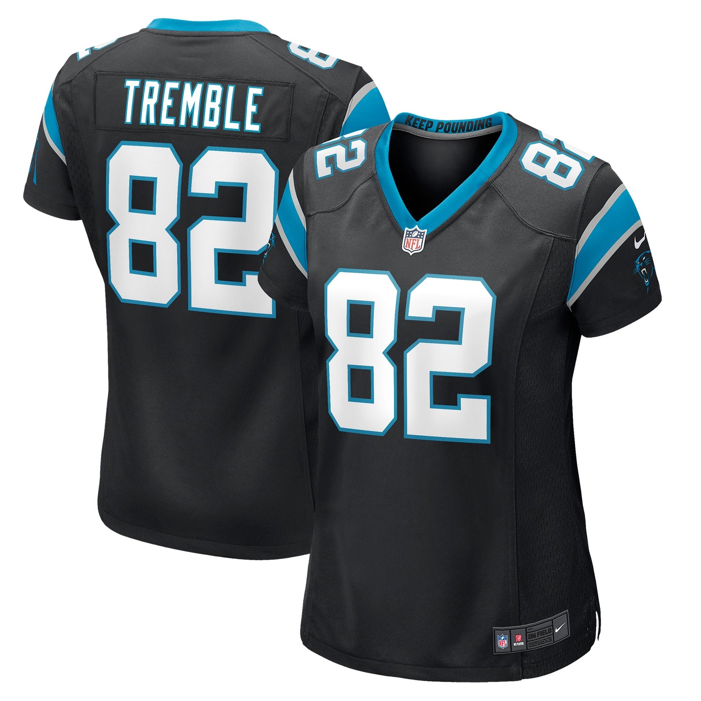 Tommy Tremble Carolina Panthers Nike Women's Game Jersey - Black