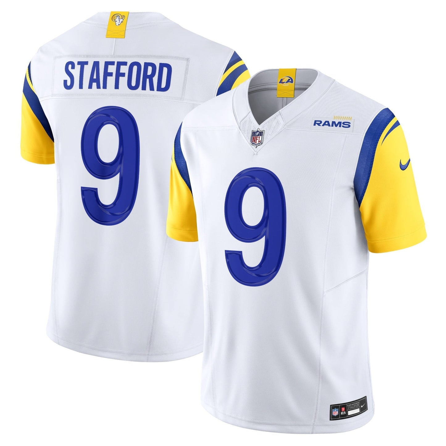Men's Nike Matthew Stafford White Los Angeles Rams Vapor F.U.S.E. Limited Jersey