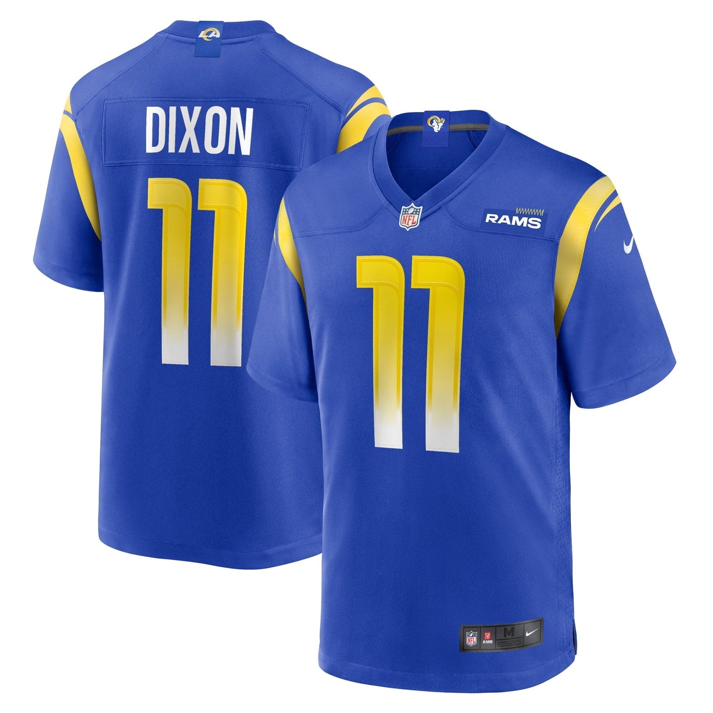 Men's Nike Riley Dixon Royal Los Angeles Rams Game Player Jersey